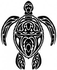 Tribal Sea Turtle Tattoo Designs