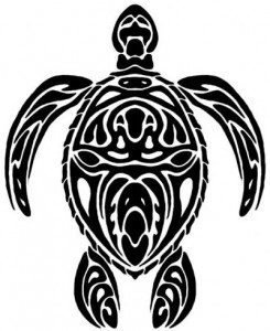 Tribal Sea Turtle Tattoo Designs