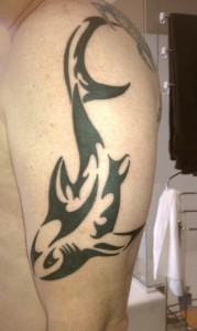 Tribal Shark Tattoo Sleeve