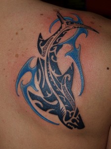 Tribal Shark Tattoos