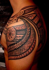 Tribal Shoulder Blade Tattoos