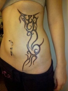 Tribal Side Tattoos Female