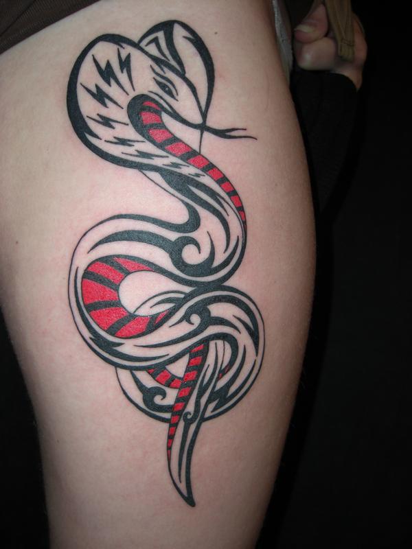 12 Awesome Tribal Snake Tattoos | Only Tribal