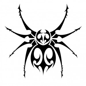 Tribal Spider Tattoo