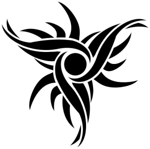 Tribal Sun Tattoo Design