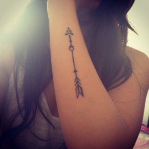 Tribal Tattoo Arrow