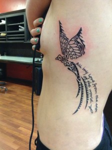 Tribal Tattoo Bird