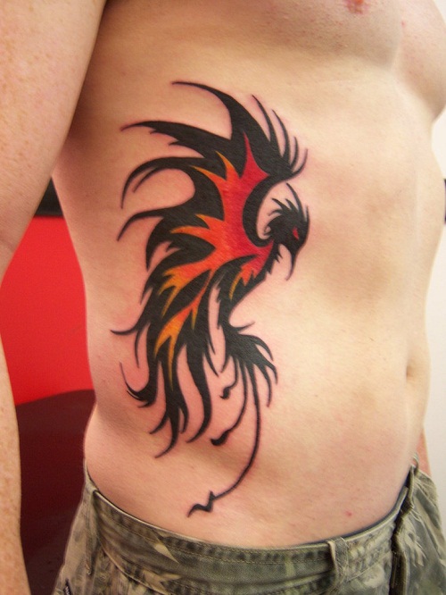 15 beautiful Tribal Phoenix Tattoos | Only Tribal