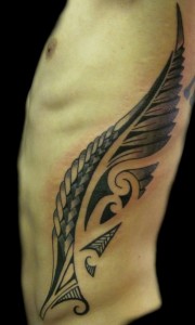 Tribal Tattoo Ribs