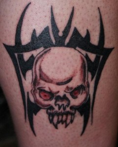 Tribal Tattoo Skull