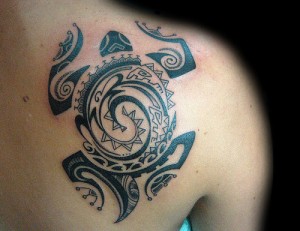 Tribal Tattoo Turtle