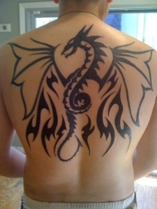 Tribal Tattoo on Back