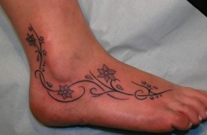 Tribal Tattoo on Foot