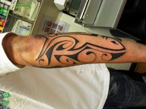 Tribal Tattoo on Forearm