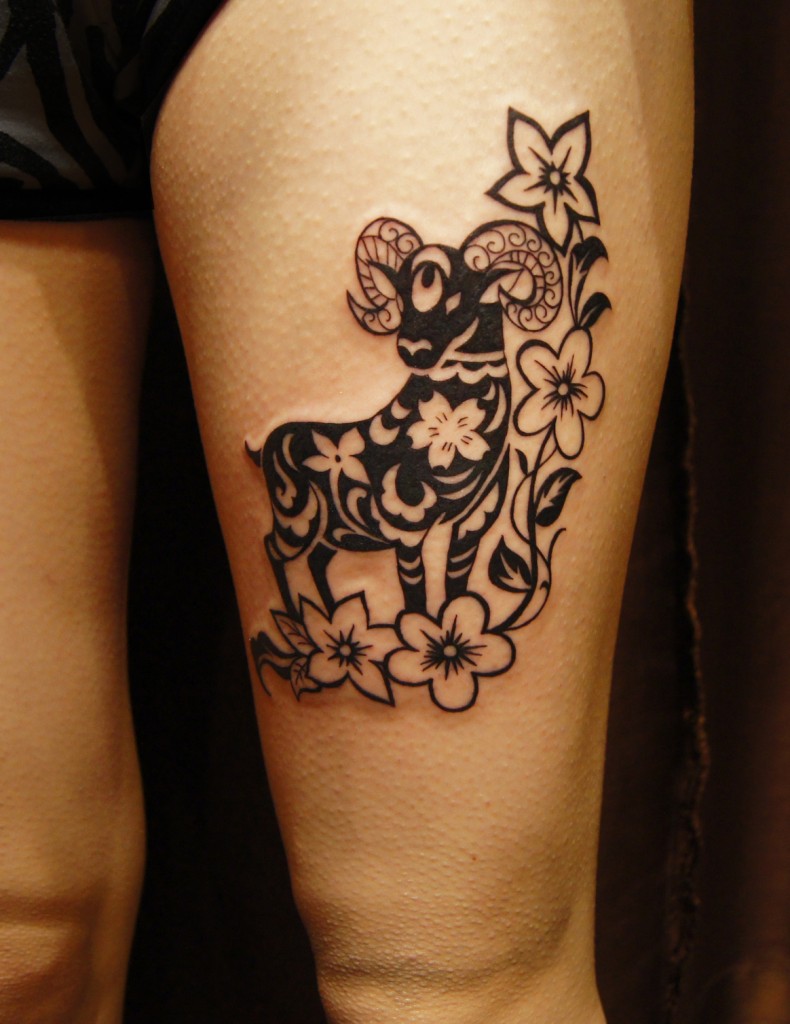 tribal thigh elephant tattoo  FMagcom