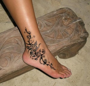 Tribal Tattoos Ankle