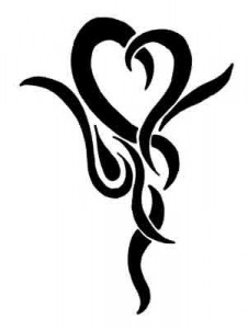 Tribal Tattoos Heart