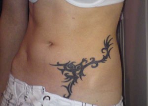 Tribal Tattoos on Hip