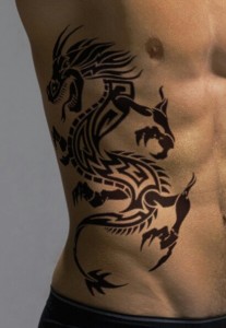 Tribal Tattoos on Side