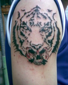 Tribal Tiger Tattoo Arm