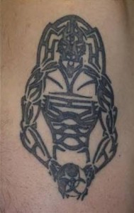 Tribal Warrior Tattoo