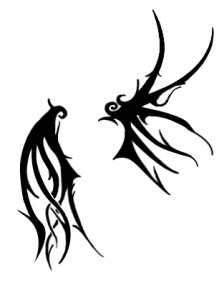 Tribal Wings Tattoo Designs