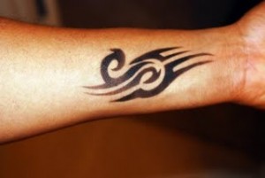 Tribal Wrist Tattoo