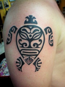 Turtle Tribal Tattoo