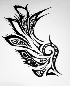 Wing Tribal Tattoo