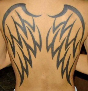 Wings Tribal Tattoo