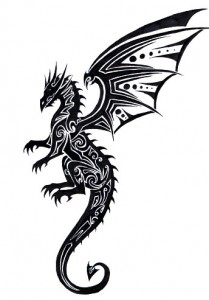 Dragon Tattoo Tribal