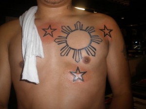 Filipino Tribal Tattoo Chest