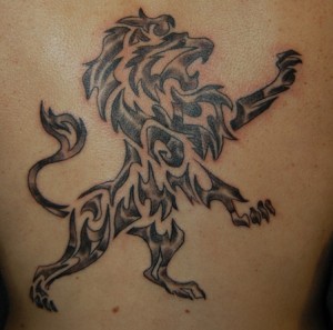 Lion Tattoo Tribal