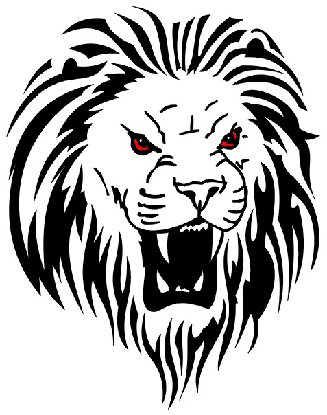 Premium Vector  Head of a lion with a crown vector logo