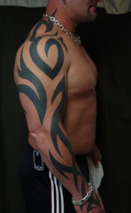 Tribal Arm Sleeve Tattoo