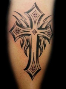 Tribal Cross Tattoos