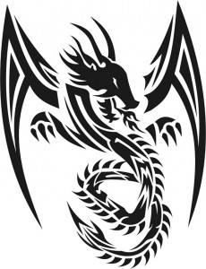 Tribal Dragon Tattoo Images