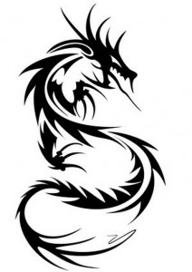 Tribal Dragon Tattoos Designs