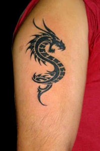 Tribal Dragon Tattoos Pictures