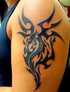 Tribal Dragon Tattoos for Men
