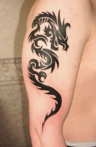 Tribal Tattoo Dragon