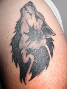 Tribal Wolf Tattoos for Men