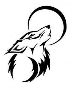 Wolf Tribal Tattoo Designs